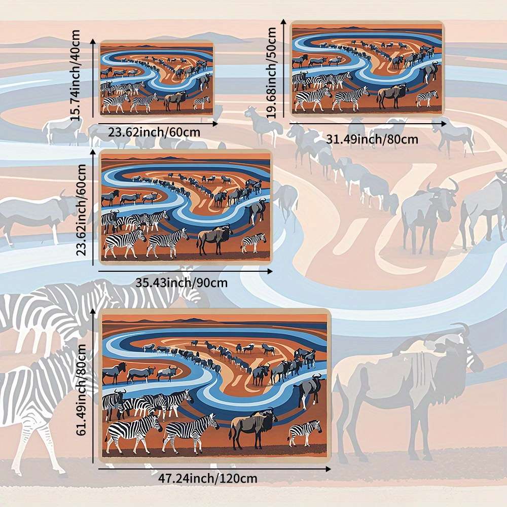 1Pc 31.50x47.24inch 80x120cm Floor Mat