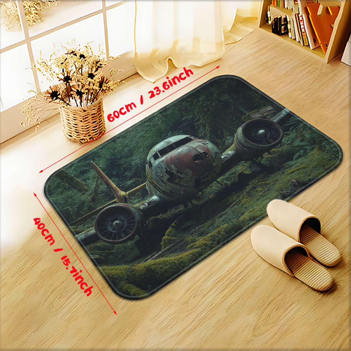 1Pc 60x90cm 23.6x35.4inch Floor Mat
