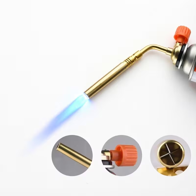 Portable Gas Torch Adjustable Durable Metal Structure