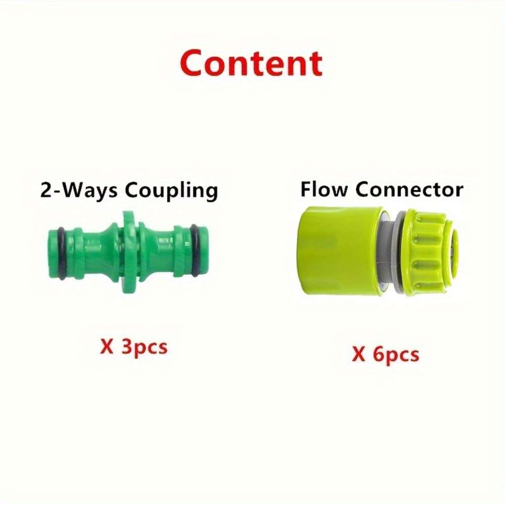 9Pcs Set Garden Hose Connectors