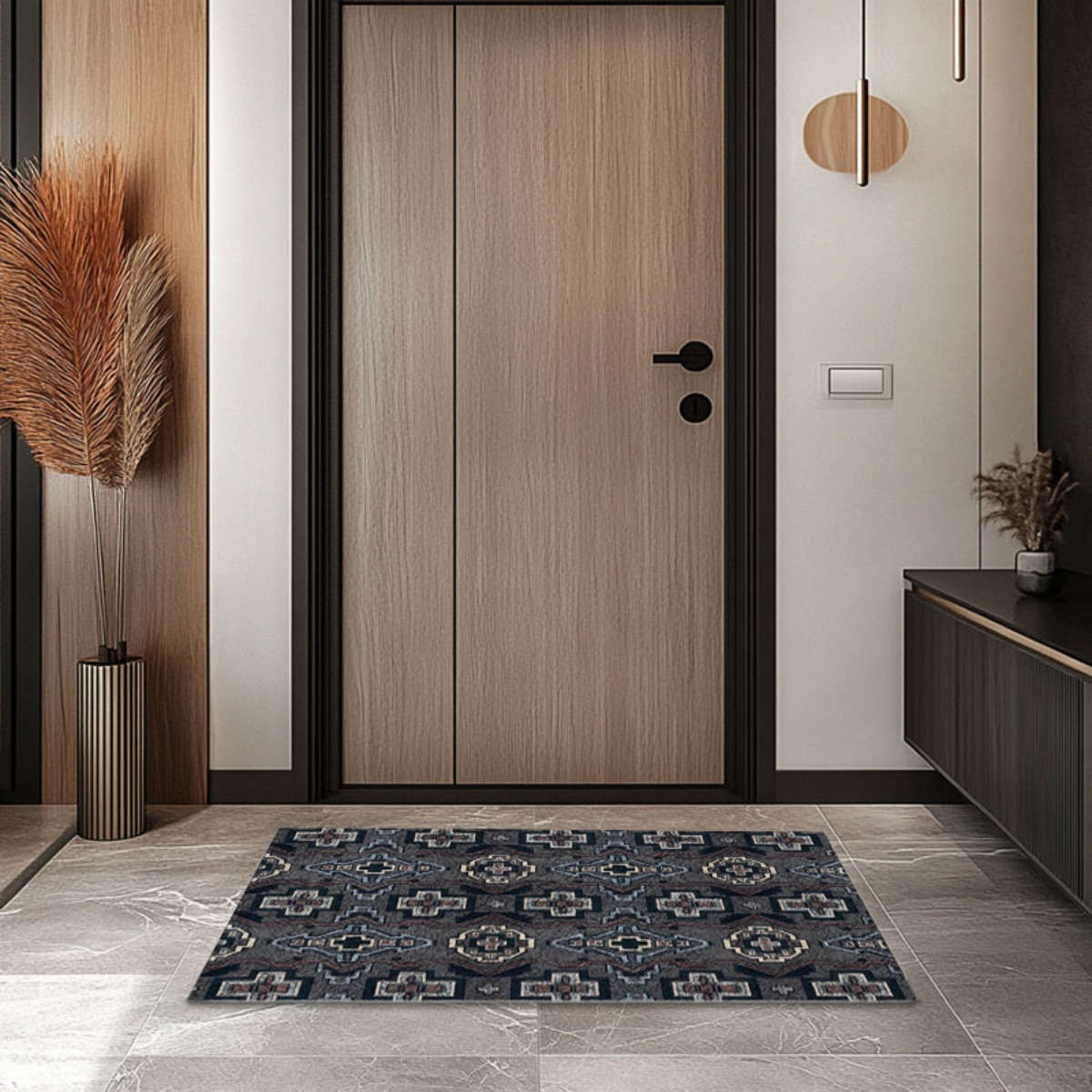 1Pc 19.6x31.5inch 80x50cm Floor Mat