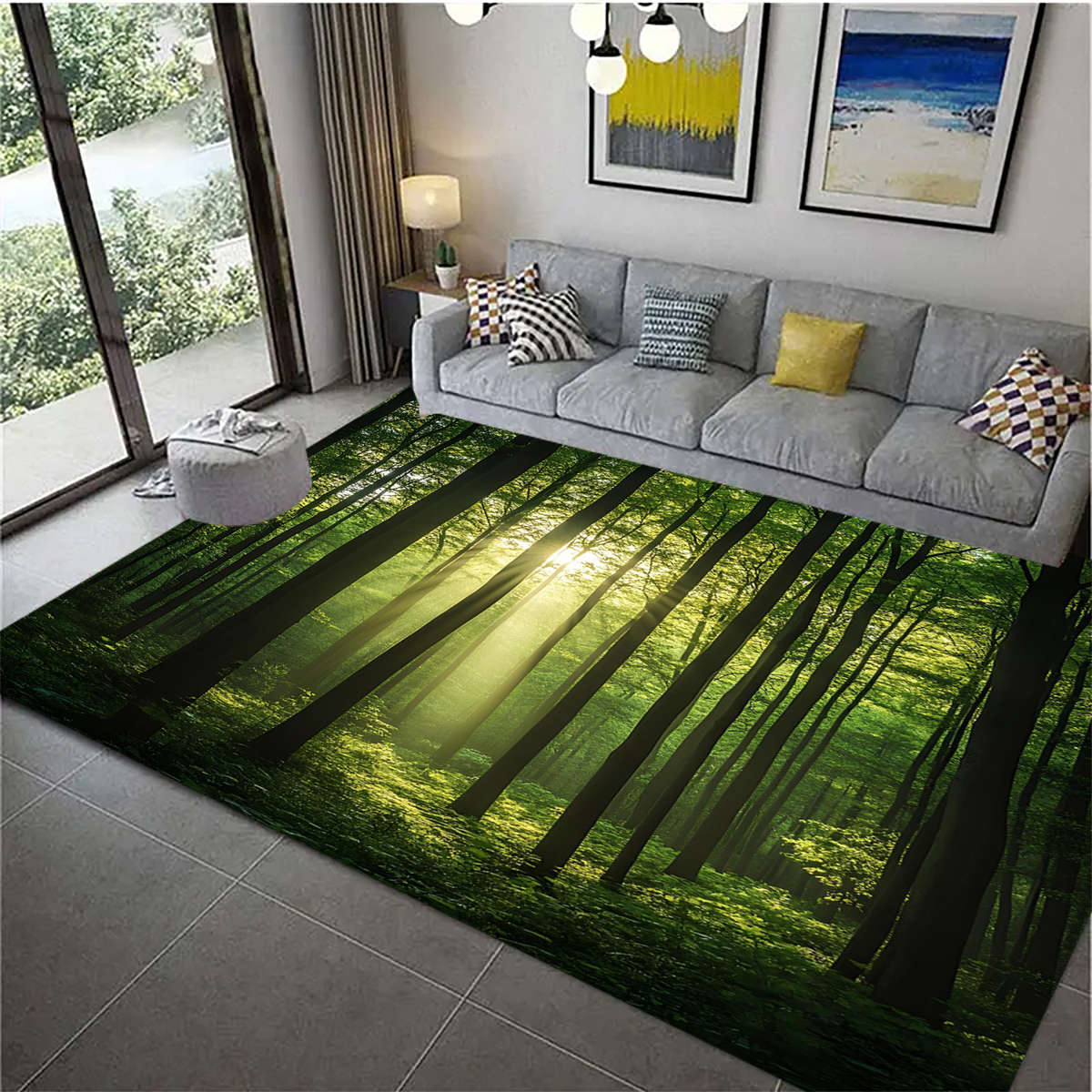 1Pc 120x160cm Floor Mat