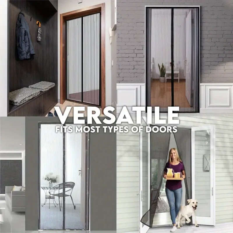 Self-Closing Magnetic Mosquito Net Door 90*210cm