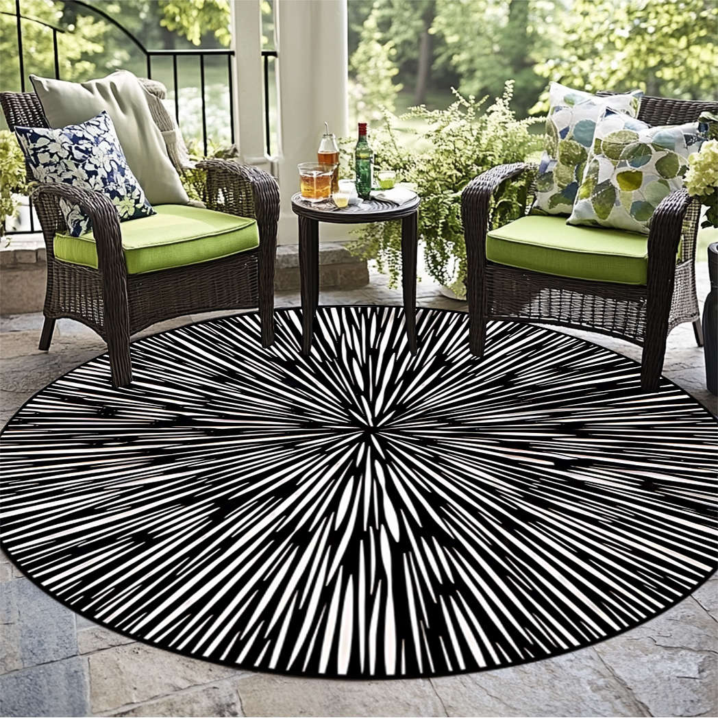 1Pc Diameter 60cm 23.69inch Floor Mat