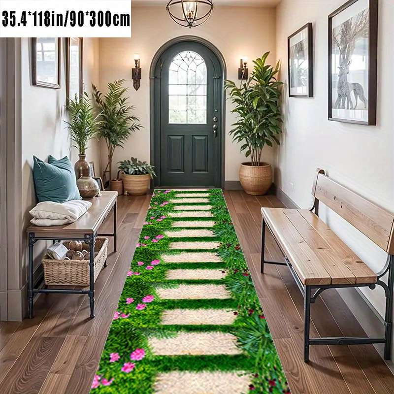 1Pc 23x118inch 60x300cm Floor Mat