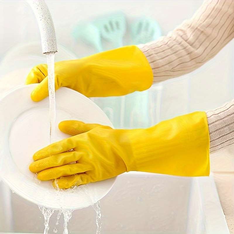 2 Pairs Size L Household Cleaning Gloves