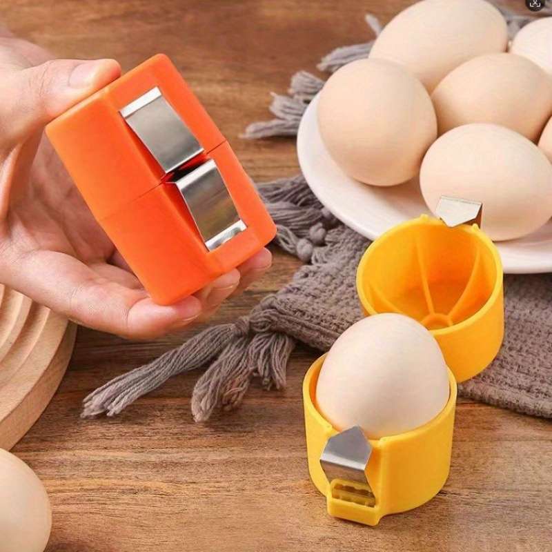 1pc Easy-Peel Egg Opener Portable Quick Shell Separator for Kitchen Dining Use