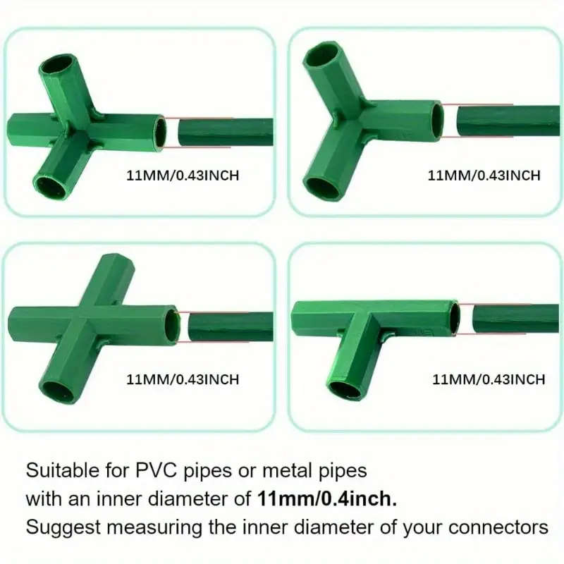 20pcs Heavy Duty Greenhouse Connectors