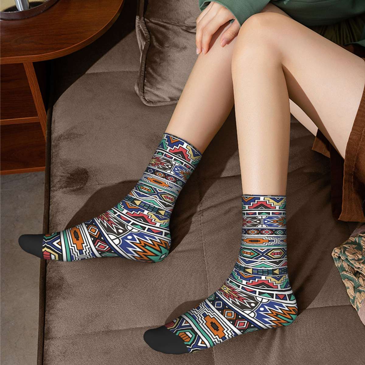 1 Pair Multicolor One Size Socks