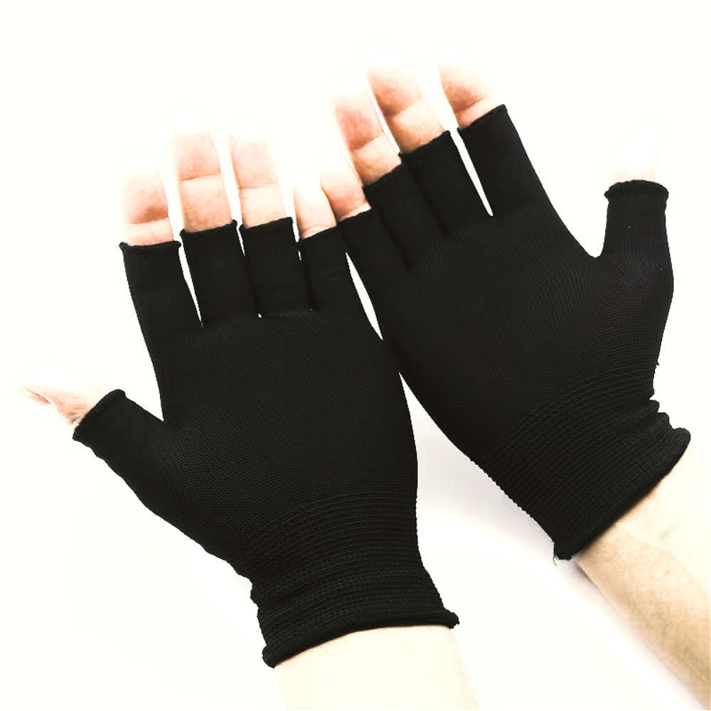 1Pair Black Multi Purpose Work Gloves
