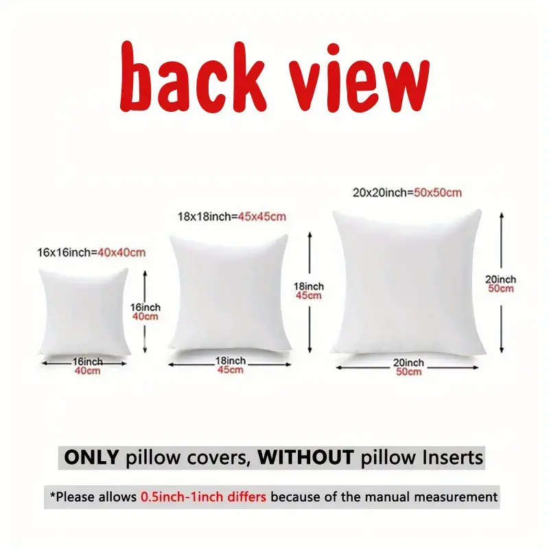 4 Piece Punk Style Monkey with Fashion Glasses Pillow Covers - Soft Zipper Closure