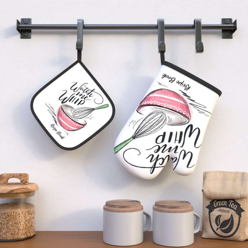 2Pack Heat Resistant Oven Mitts And Potholders