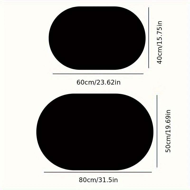 1Pc 40.64x60.96cm Floor Mat