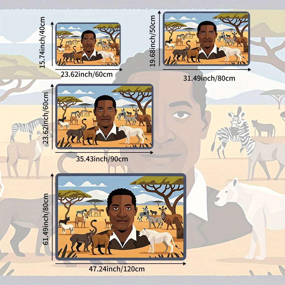 1Pc 19.69x31.50inch 50x80cm Floor Mat