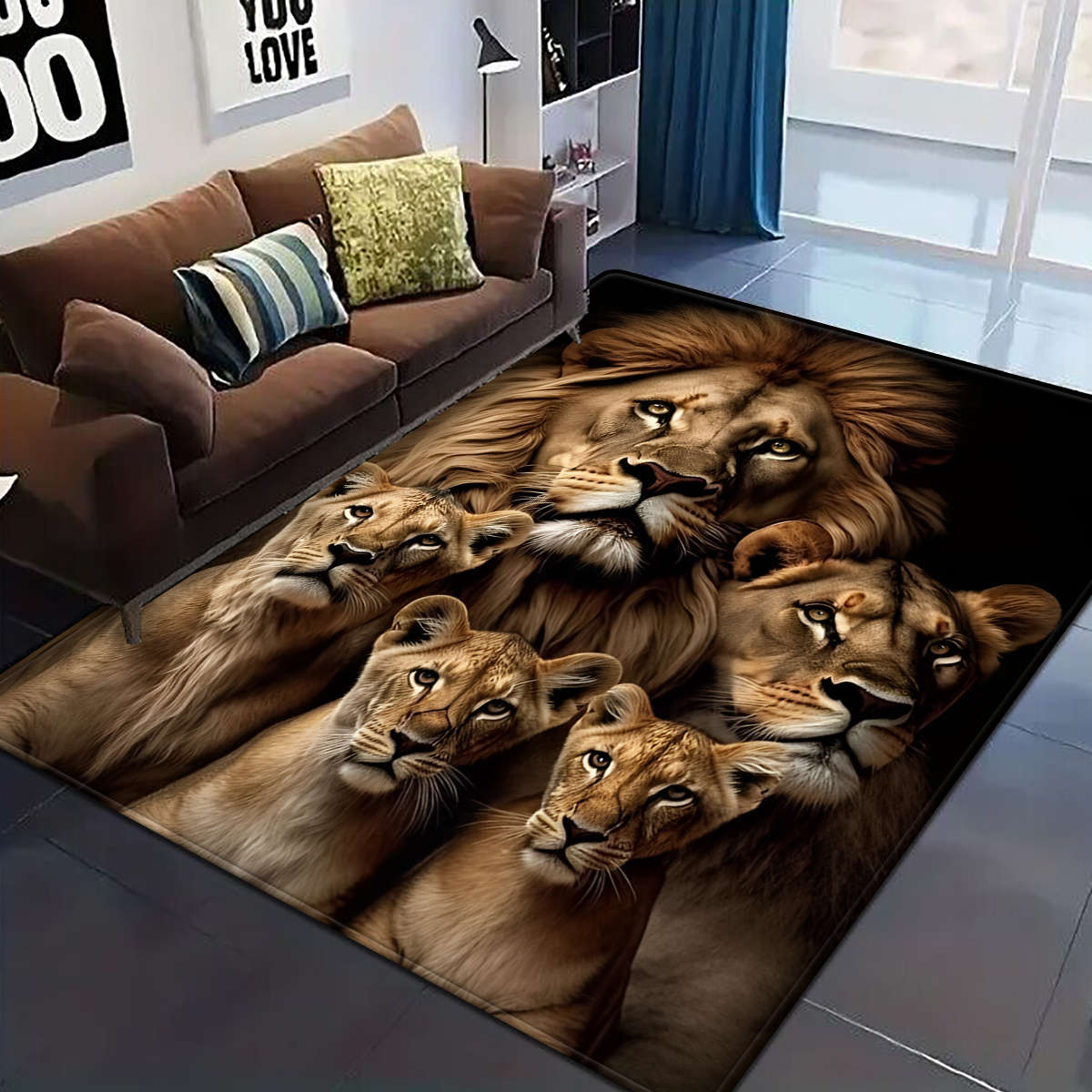 1Pc 120x160cm Floor Mat