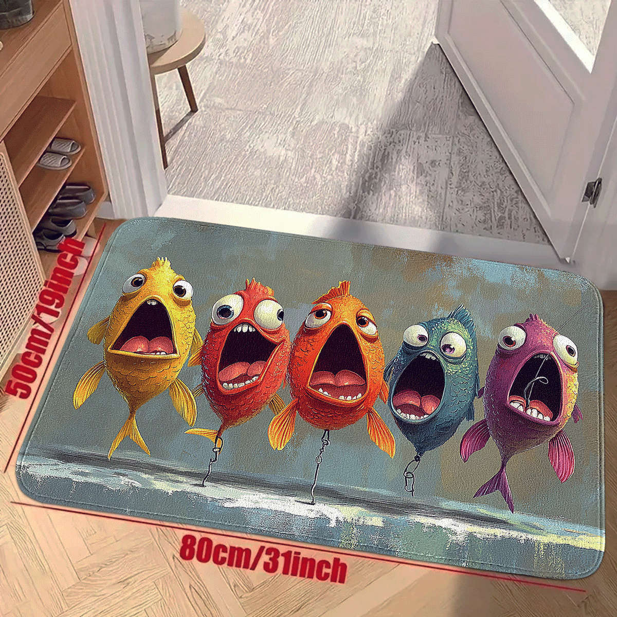 1Pc 23.62x35.43inch 60x90cm Floor Mat