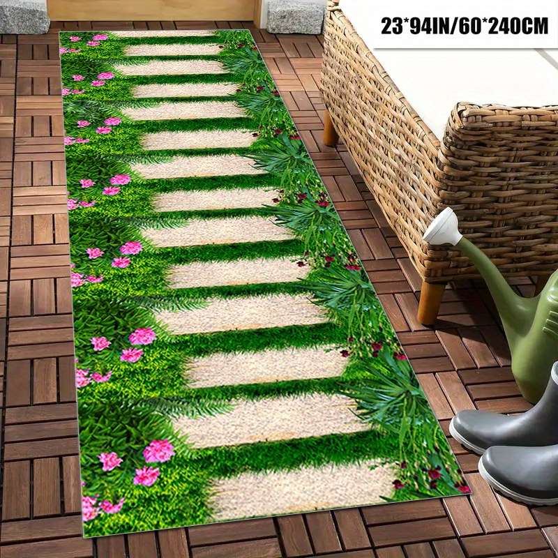 1Pc 23x118inch 60x300cm Floor Mat