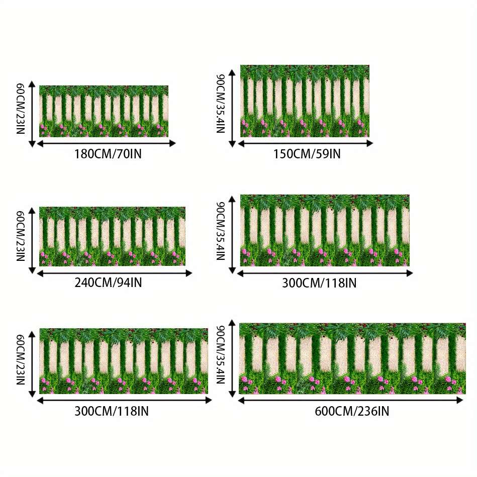 1Pc 23x118inch 60x300cm Floor Mat