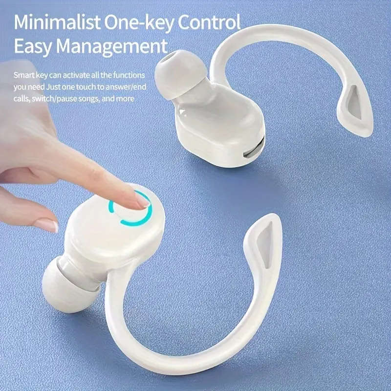 Single-ear Lightweight Clip Ear Bluetooth Earphone