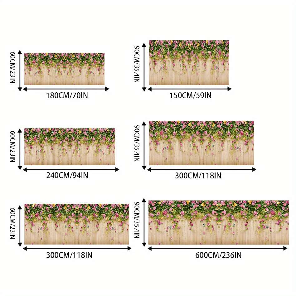 1Pc 23x118inch 60x300cm Floor Mat