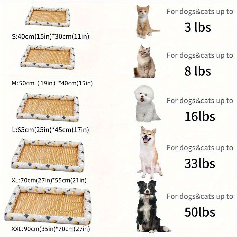 Blue Cat Print Cooling Pad