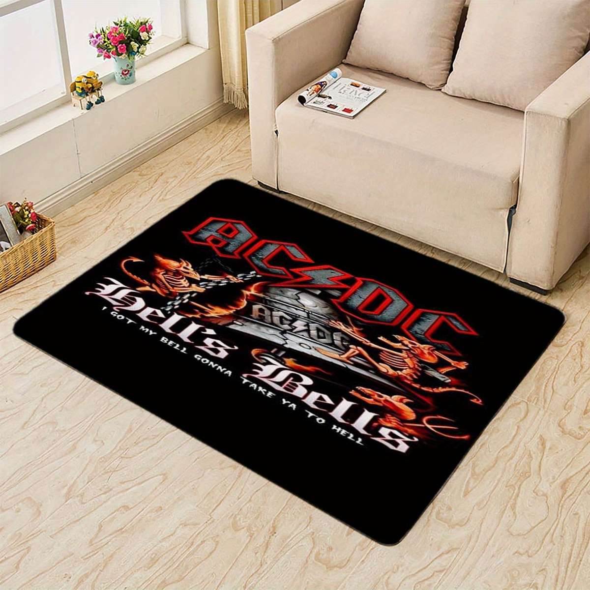 1Pc 100x150cm 39.3x59nch Floor Mat