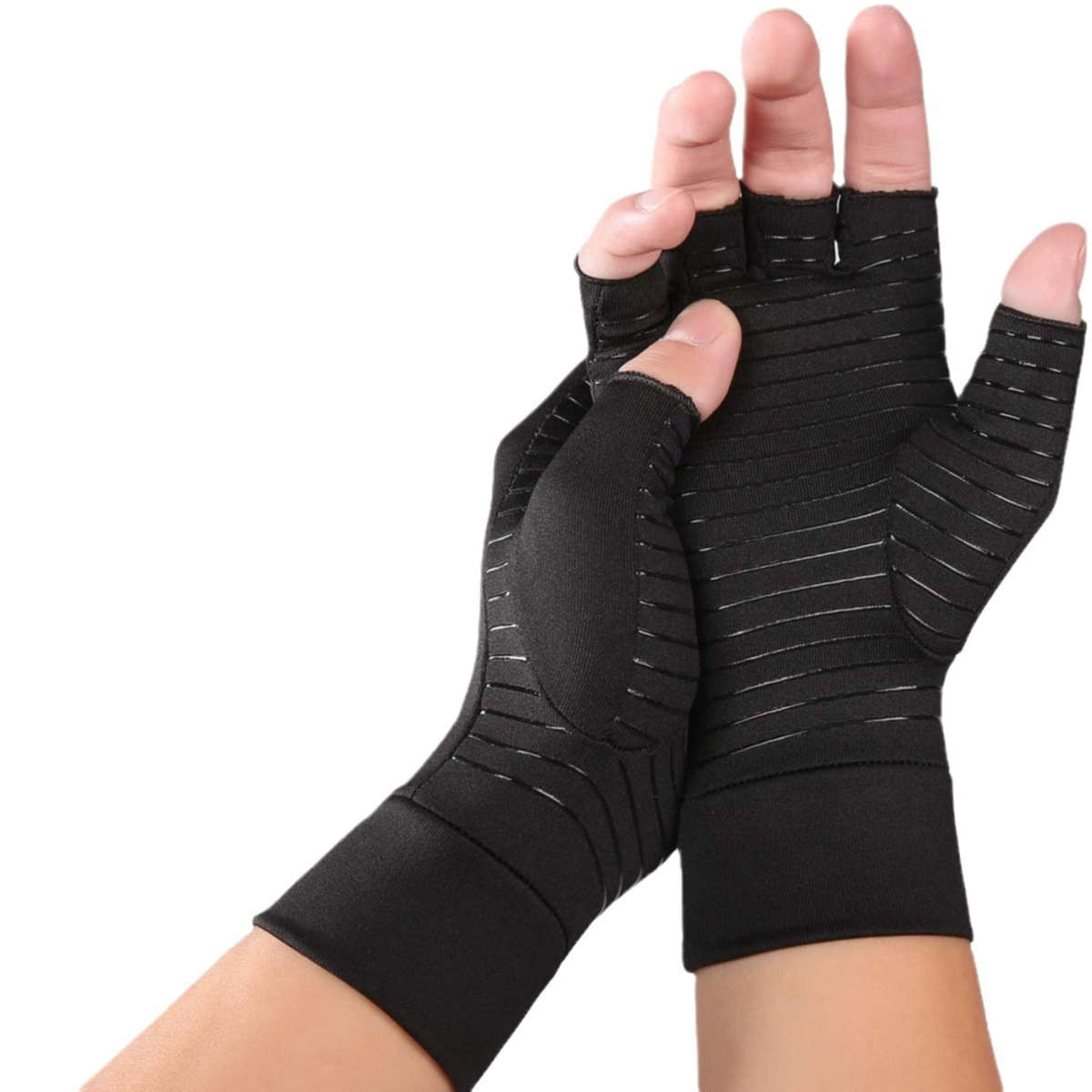 1 Pair Black Size S Outdoor Sports Gloves
