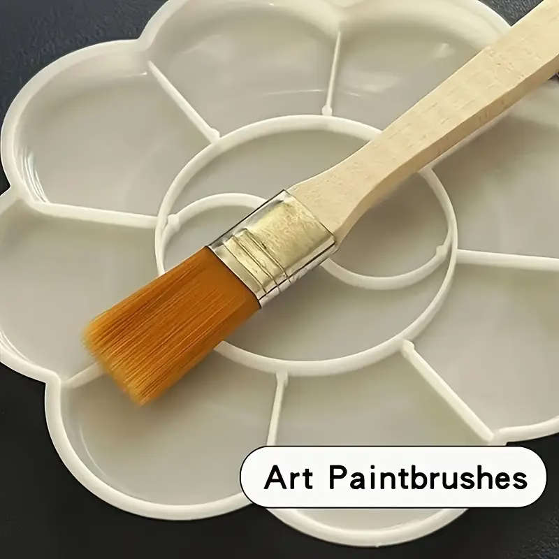 10-Piece Heavy-Duty Nylon Paint Brush Set