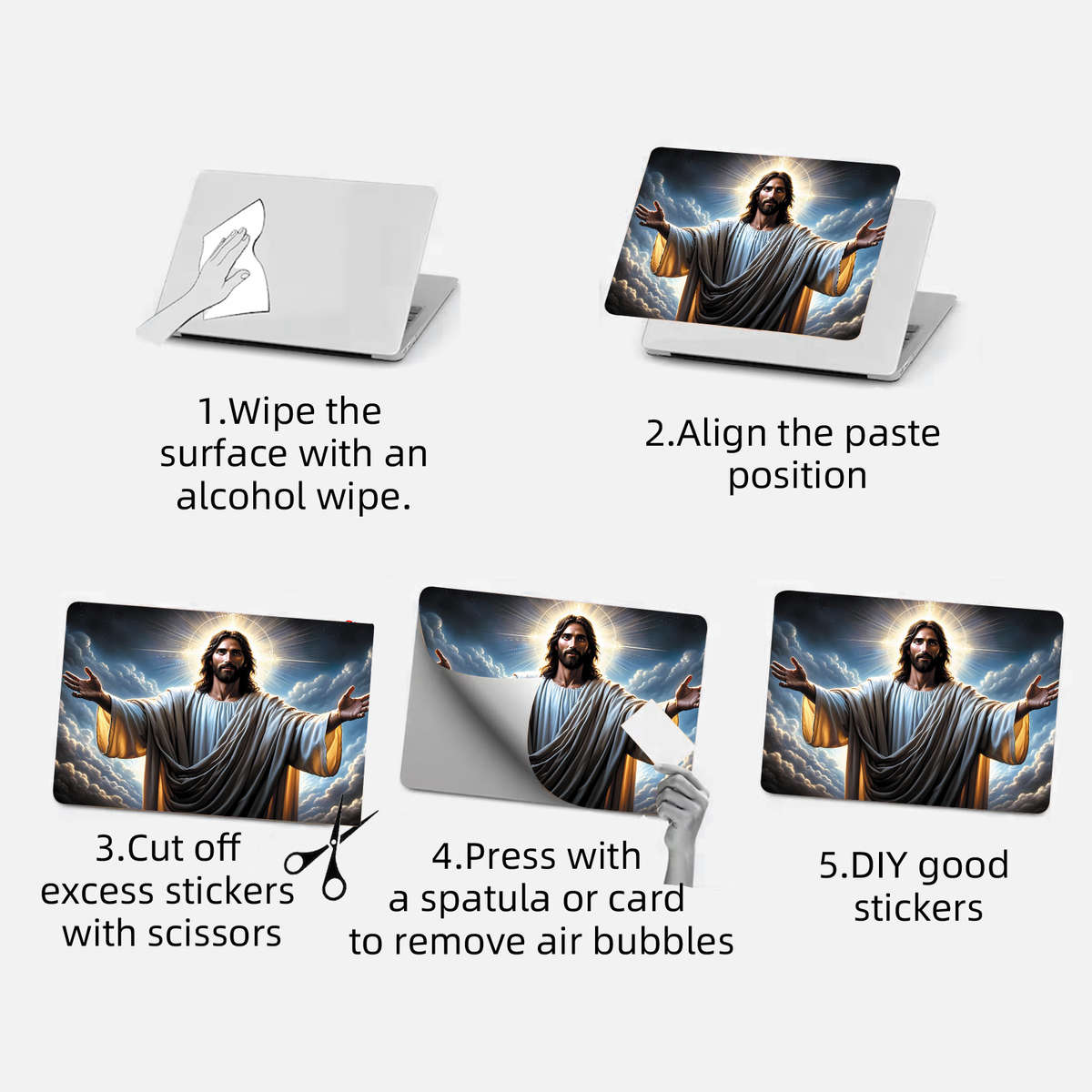 Religious  Themed Door Stickers