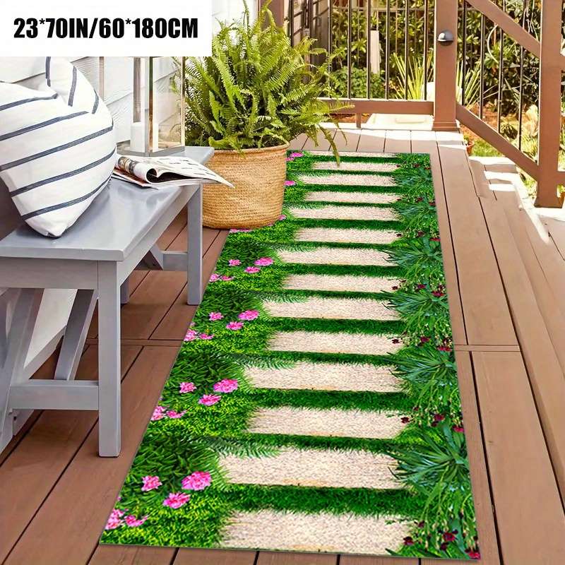 1Pc 23x118inch 60x300cm Floor Mat