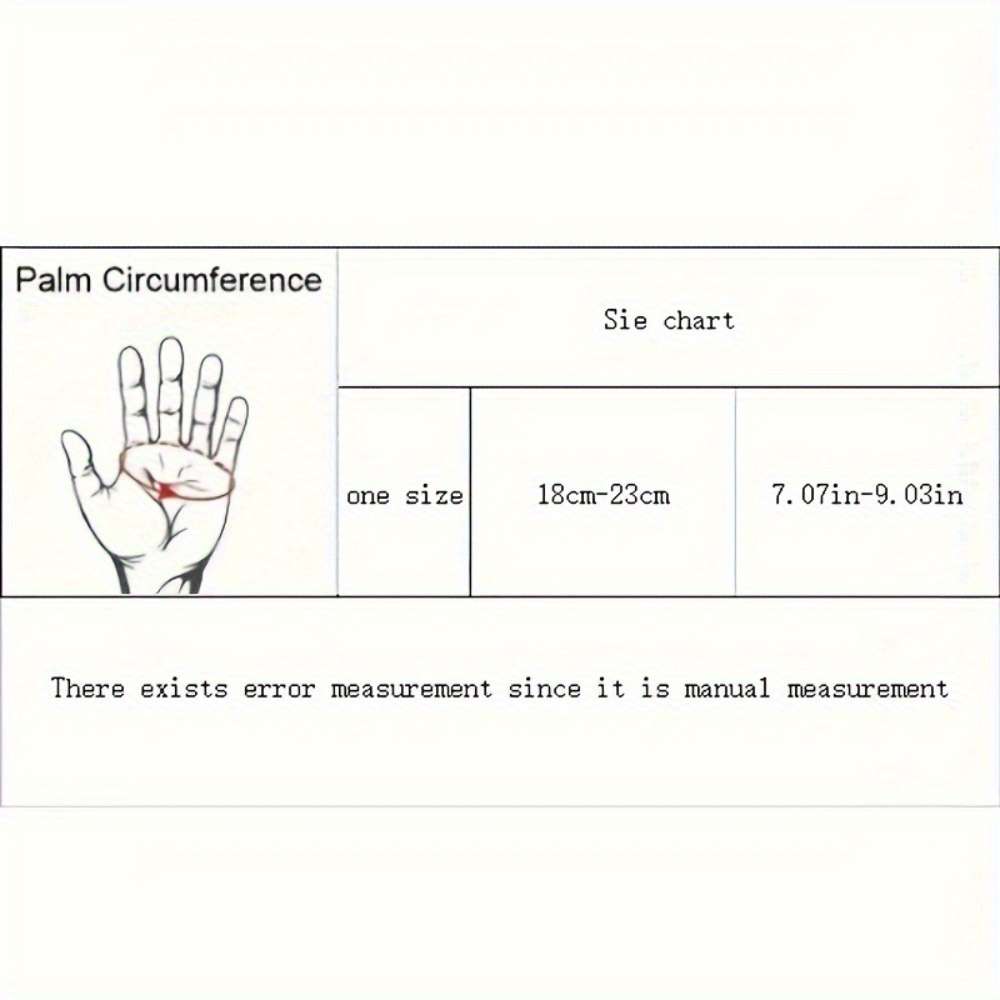 1 Pair Black Outdoor Sports Gloves