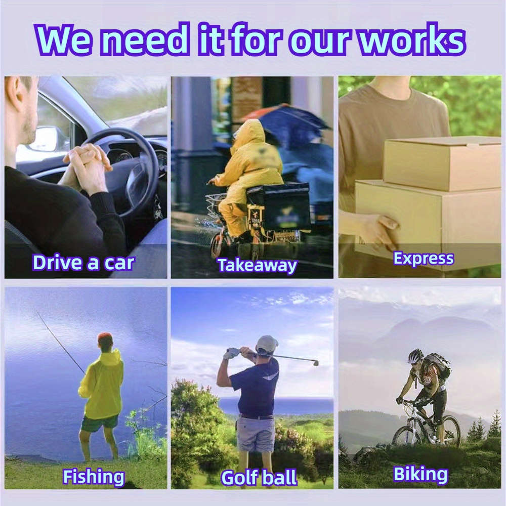 1Pair Black Multi Purpose Work Gloves