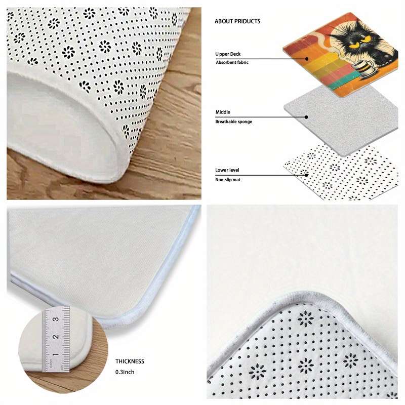 1Pc 16x24inch 40x60cm Floor Mat