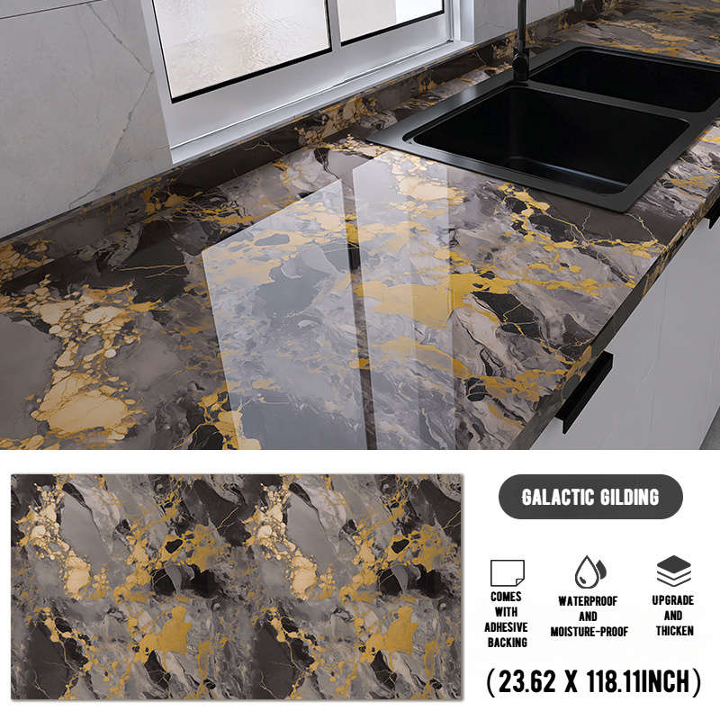 1PC Wall Stickers60 x 300 cm   23.62 x 118.11 inZeus Gilded