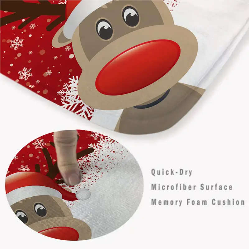 3-Piece Minimalist Bathroom Mat Set