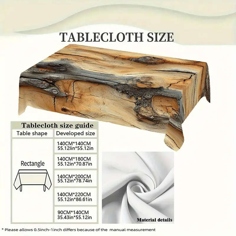 1 Farmhouse Tablecloth 140*220cm