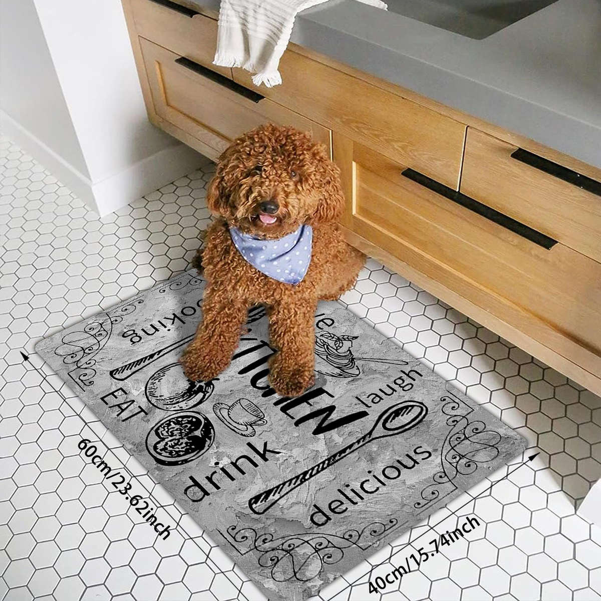 1Pc 23.6x70.9inch 60x180cm Floor Mat