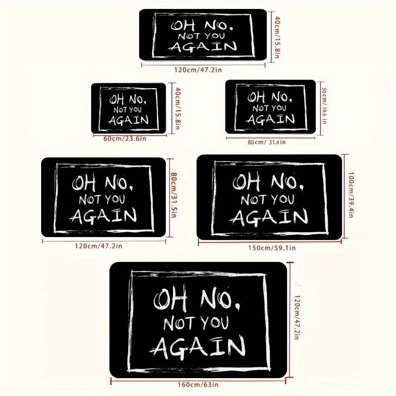 1Pc 4Ox12Ocm Floor Mat