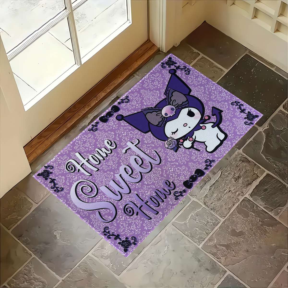 Purple 19.68x31.49inch 50x80cm Floor Mat