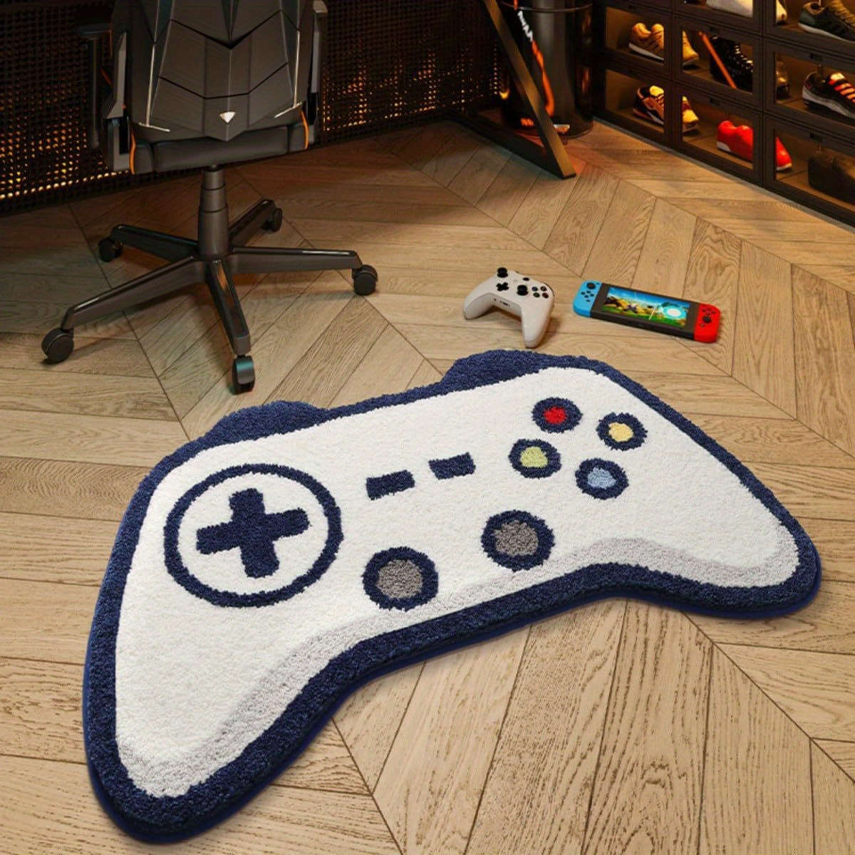 1Pc White Floor Mat