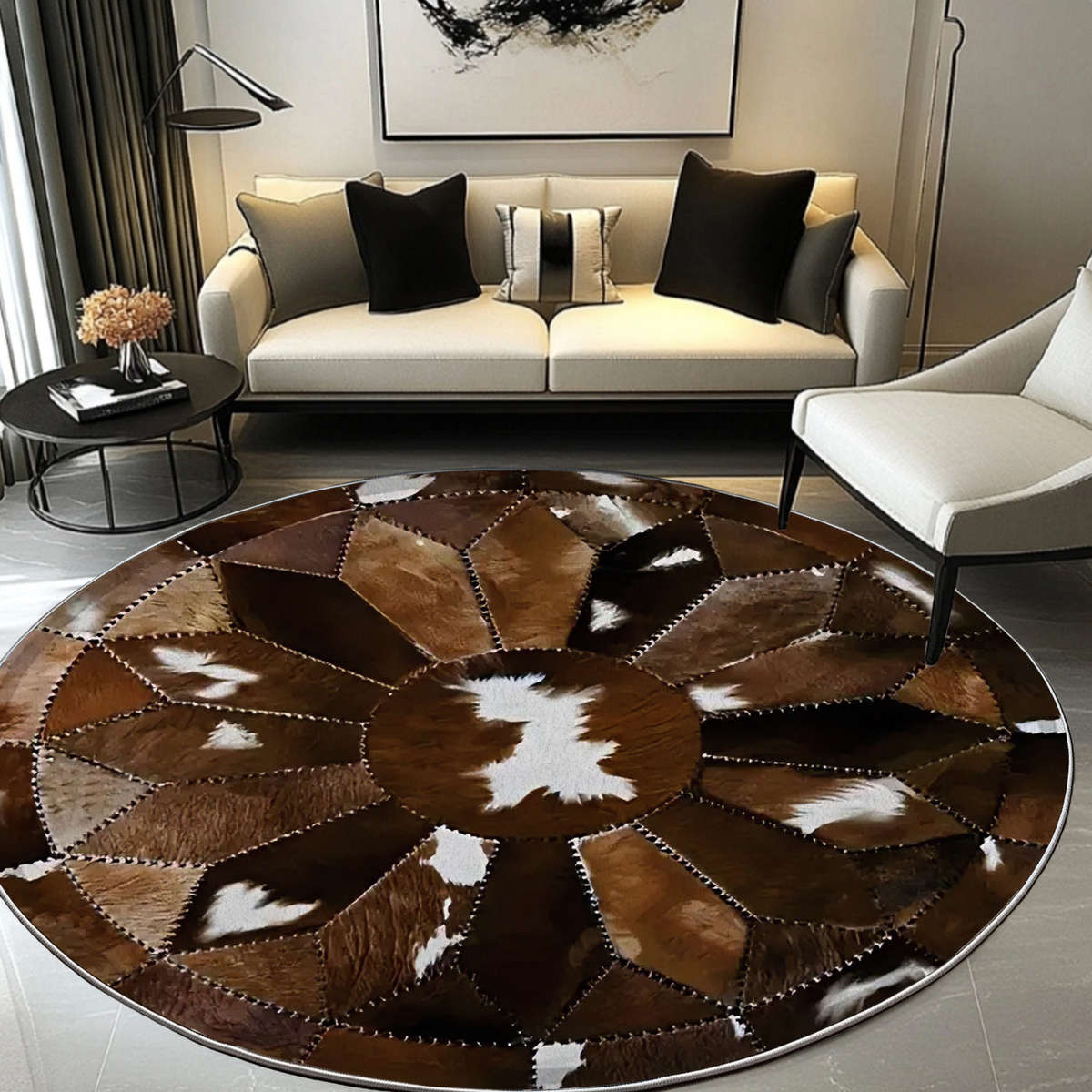 1Pc 31x31inch 80x80cm Floor Mat