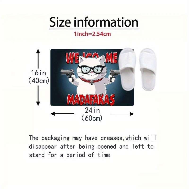 1Pc 15.7x23.62inch 40x60cm Floor Mat