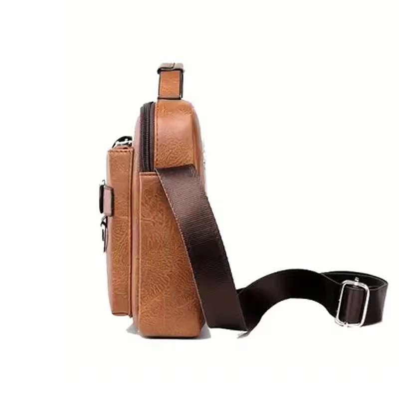 Professional Briefcase Handbag - Dark Brown