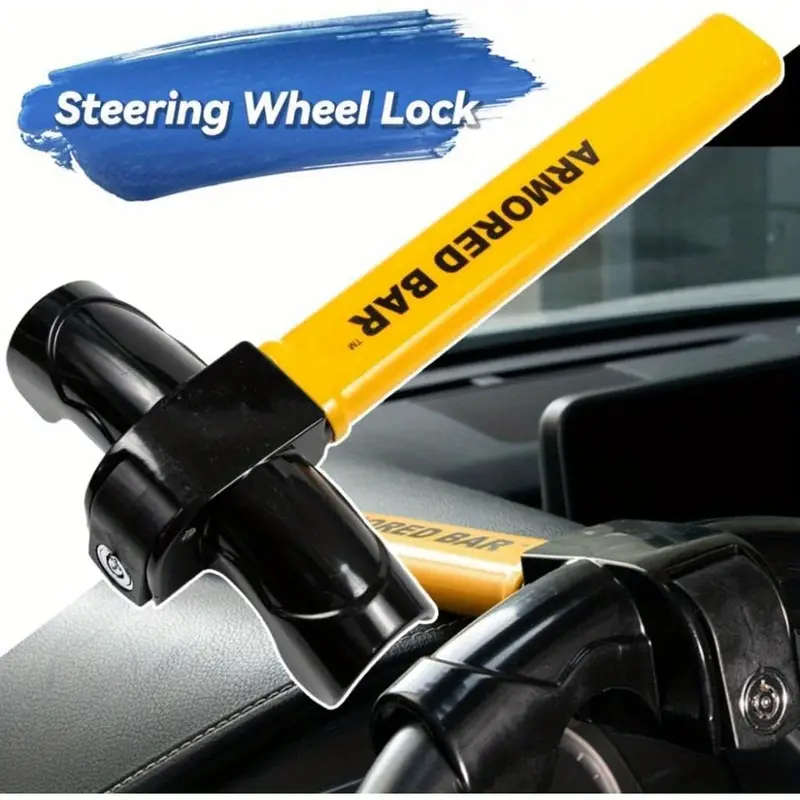 Heavy Duty Steering Wheel Lock Anti-Theft Device