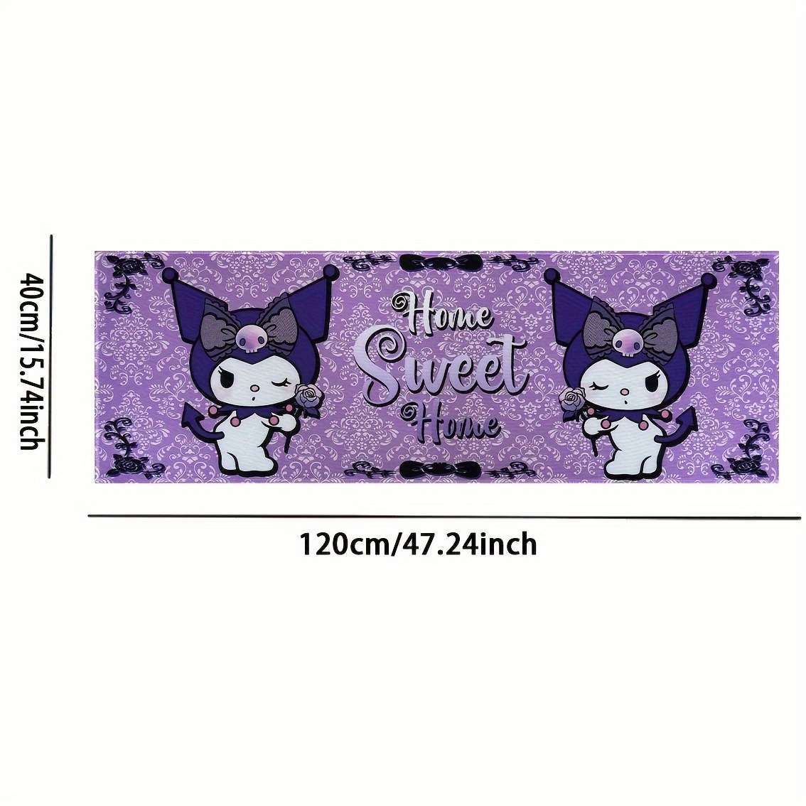 Purple 19.68x31.49inch 50x80cm Floor Mat