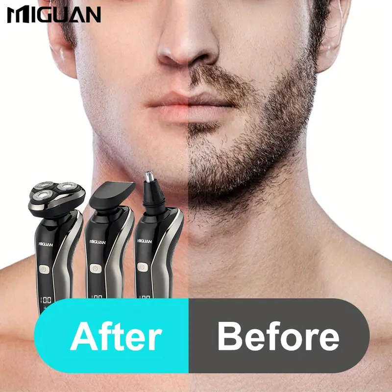 3 in 1 Men's Rechargeable Electric Shaver