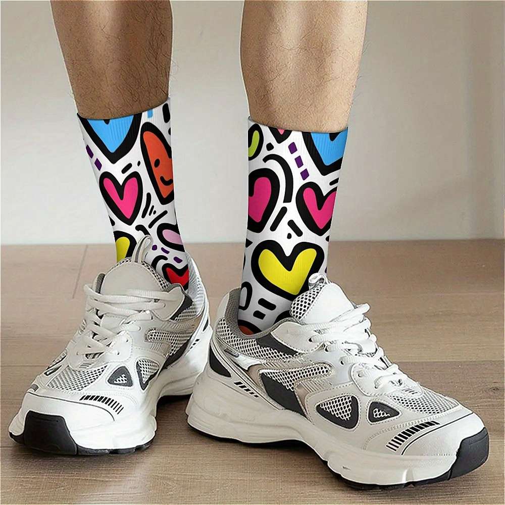 1 Pair Multicolor One Size Socks