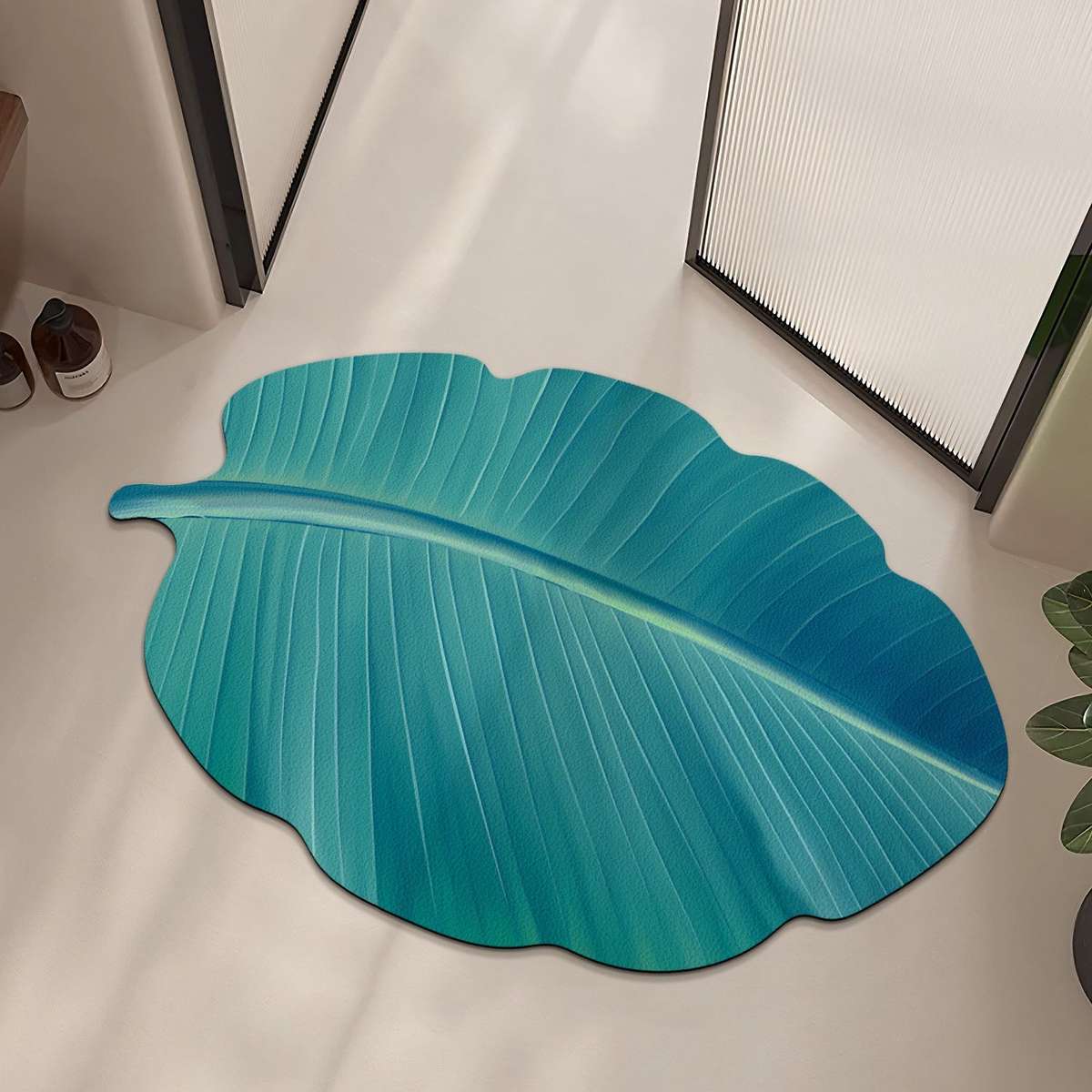 Blue 50x80cm 19.69x31.50Inch Floor Mat