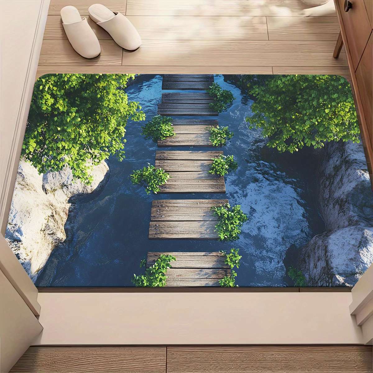 1Pc 45x75cm Floor Mat