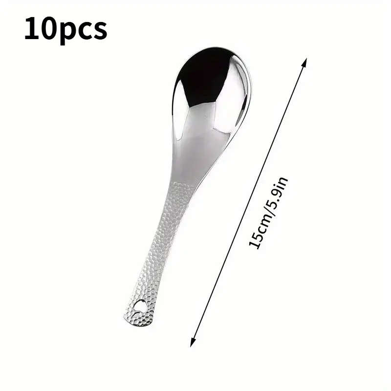 10-Piece Deluxe Stainless Steel Spoon Set